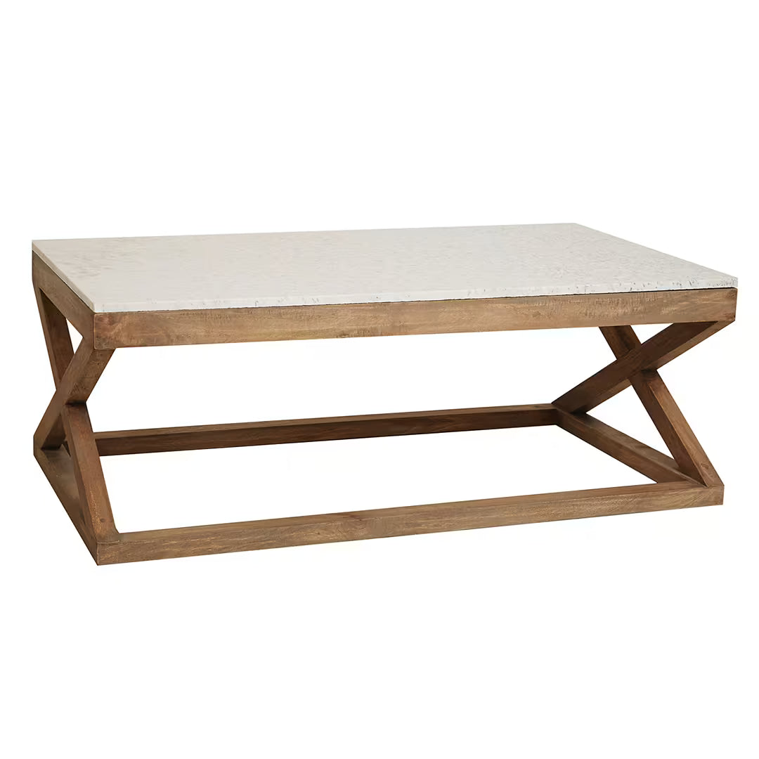 SEAMIST COFFEE TABLE MARBLE