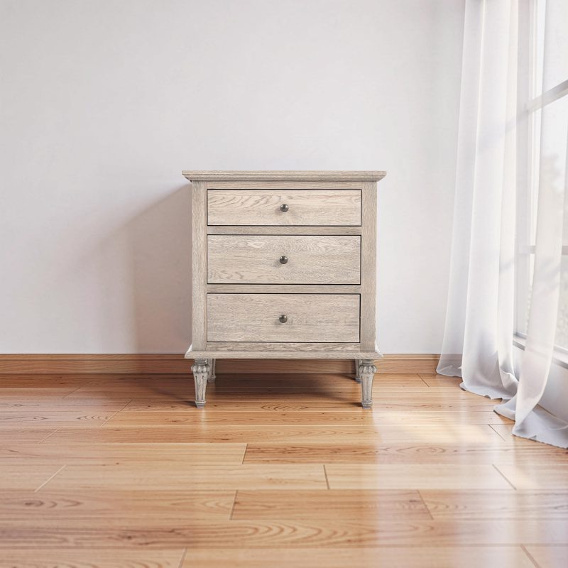 NATALEE SIDE TABLE WEATHERD OAK