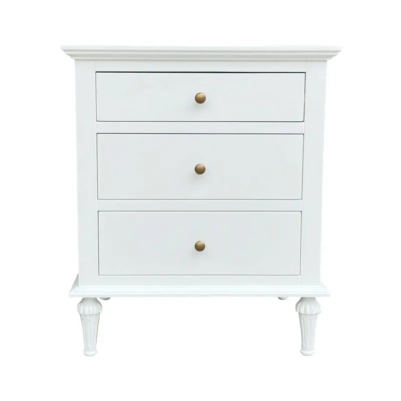 NATALEE SIDE TABLE MATT WHITE