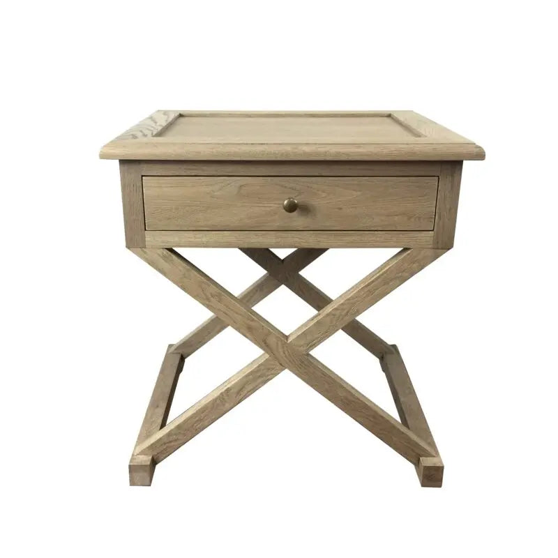 SALTWATER SIDE TABLE WEATHERE OAK