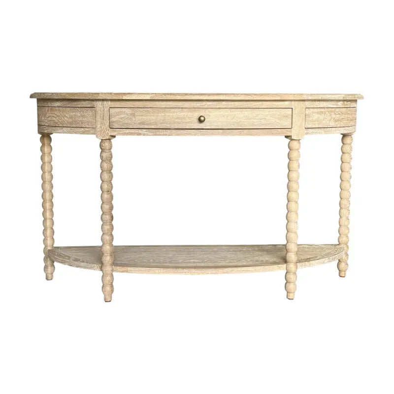 HOPE CONSOLE WHITEWASHED OAK