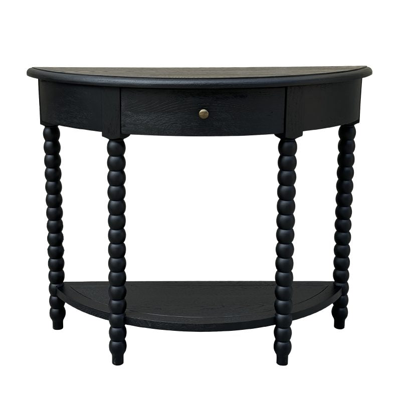 DELRAY CONSOLE TABLE BLACK SMALL