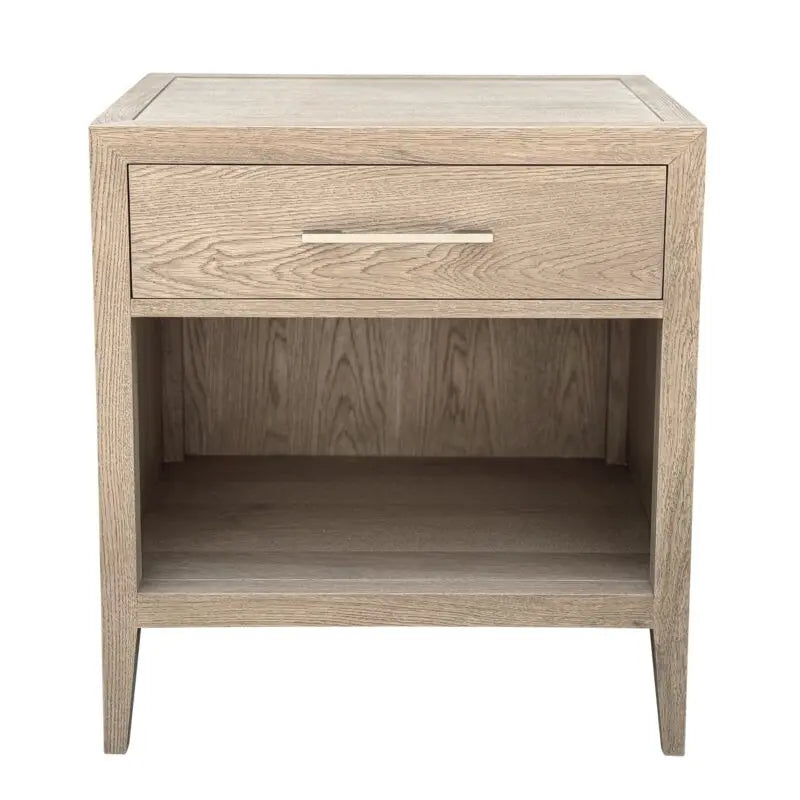 SEABREEZE SIDE TABLE WEATHERED OAK