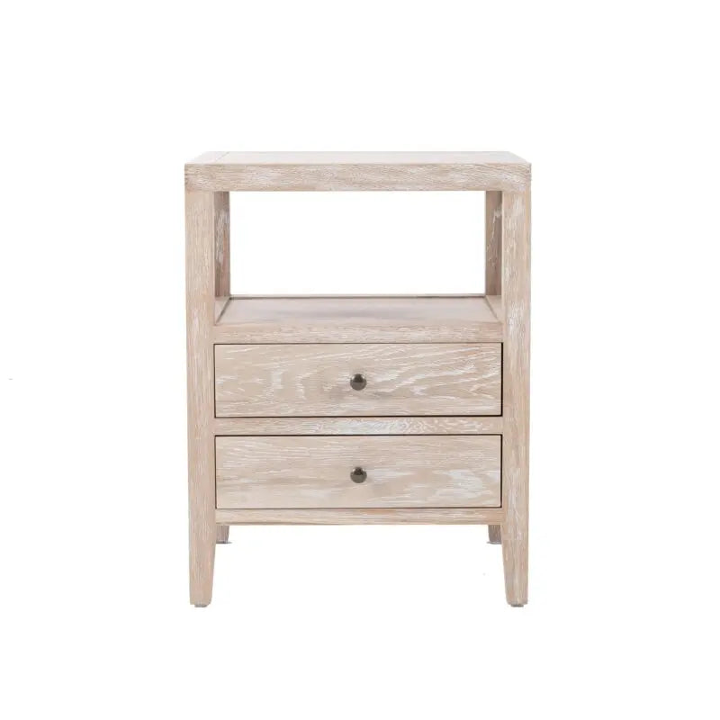 TIDEHAVEN SIDE TABLE WHITEWASHED OAK