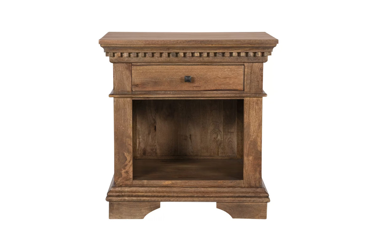 BAYSHORE BEDSIDE TABLE WALNUT
