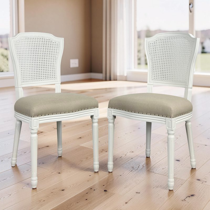 INDIANAH DINING CHAIR WHITE