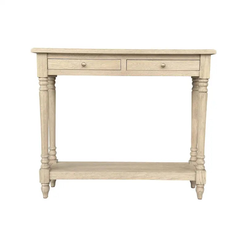 LENNOX CONSOLE SMALL WEATHERED OAK