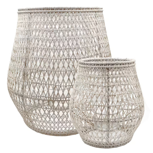 COASTMIST LANTERNS SET WHITE