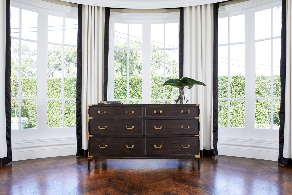 BELLEVUE CHEST OF DRAWERS 6 GREY
