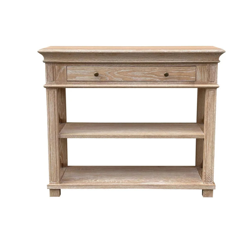 BELLPORT CONSOLE SMALL WHITEWASH OAK