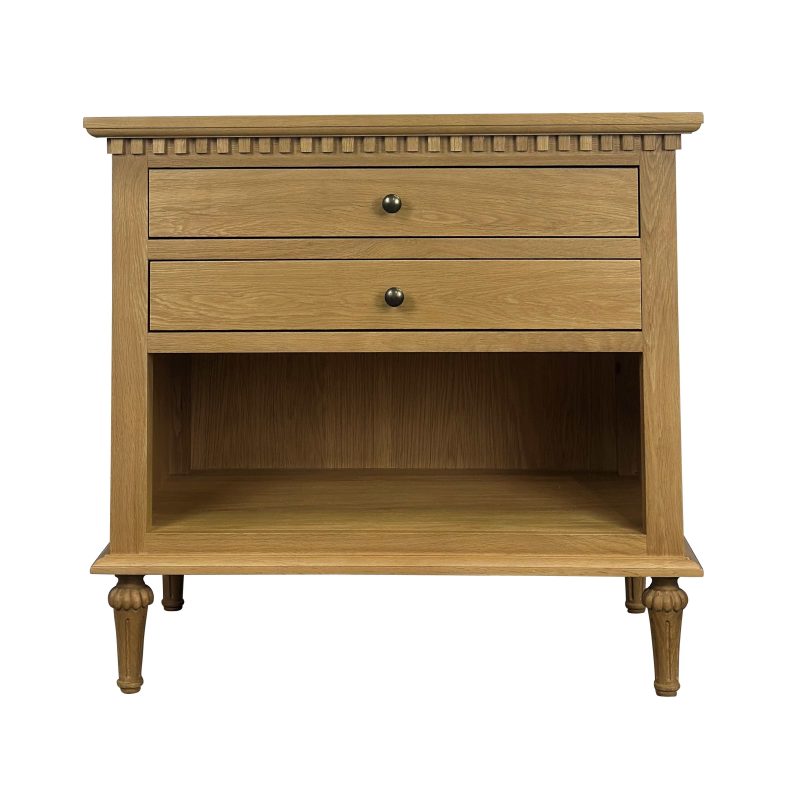 BAYSIDE SIDE TABLE NATURAL OAK LARGE