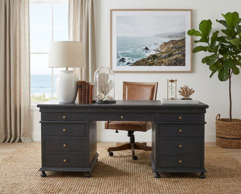 CHARLESTON DESK BLACK