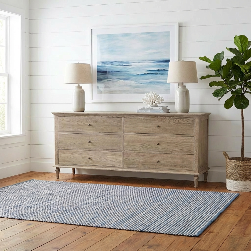 DRIFT DRESSER 6 DRAWERS NATURAL