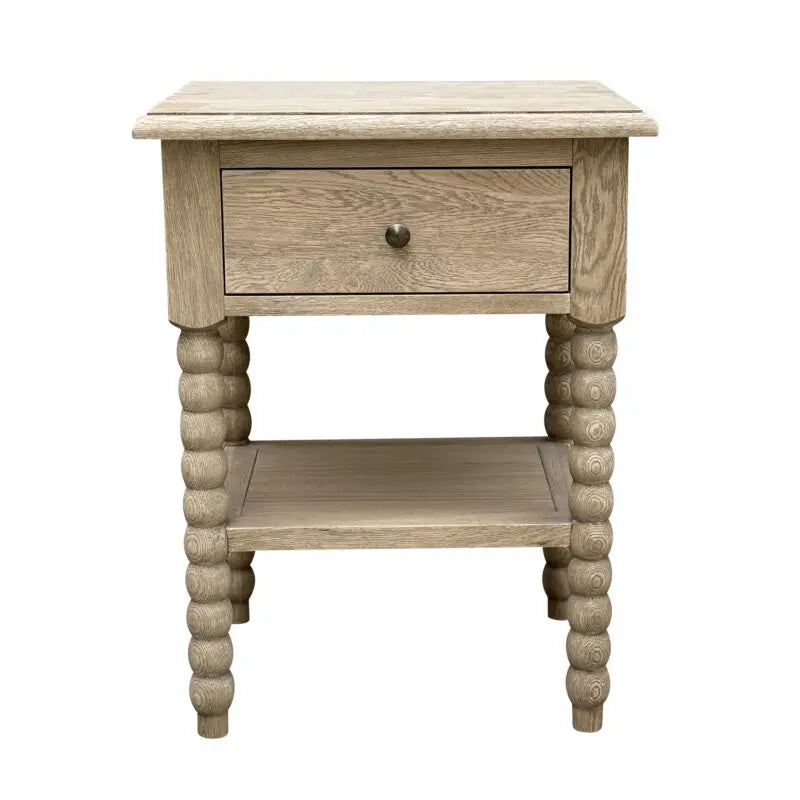 BRAMPTON SIDE TABLE WEATHERED OAK