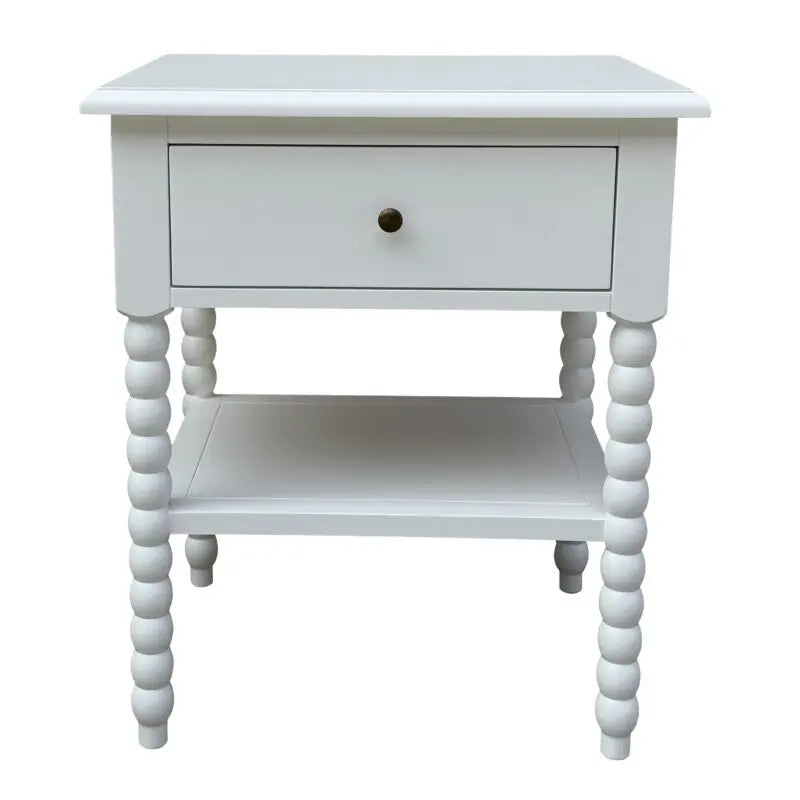 BRAMPTON SIDE TABLE WHITE LARGE