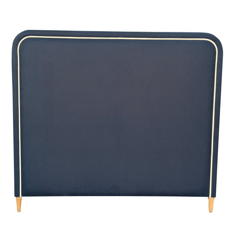 ELAN HOUSE BEDHEAD NAVY KING