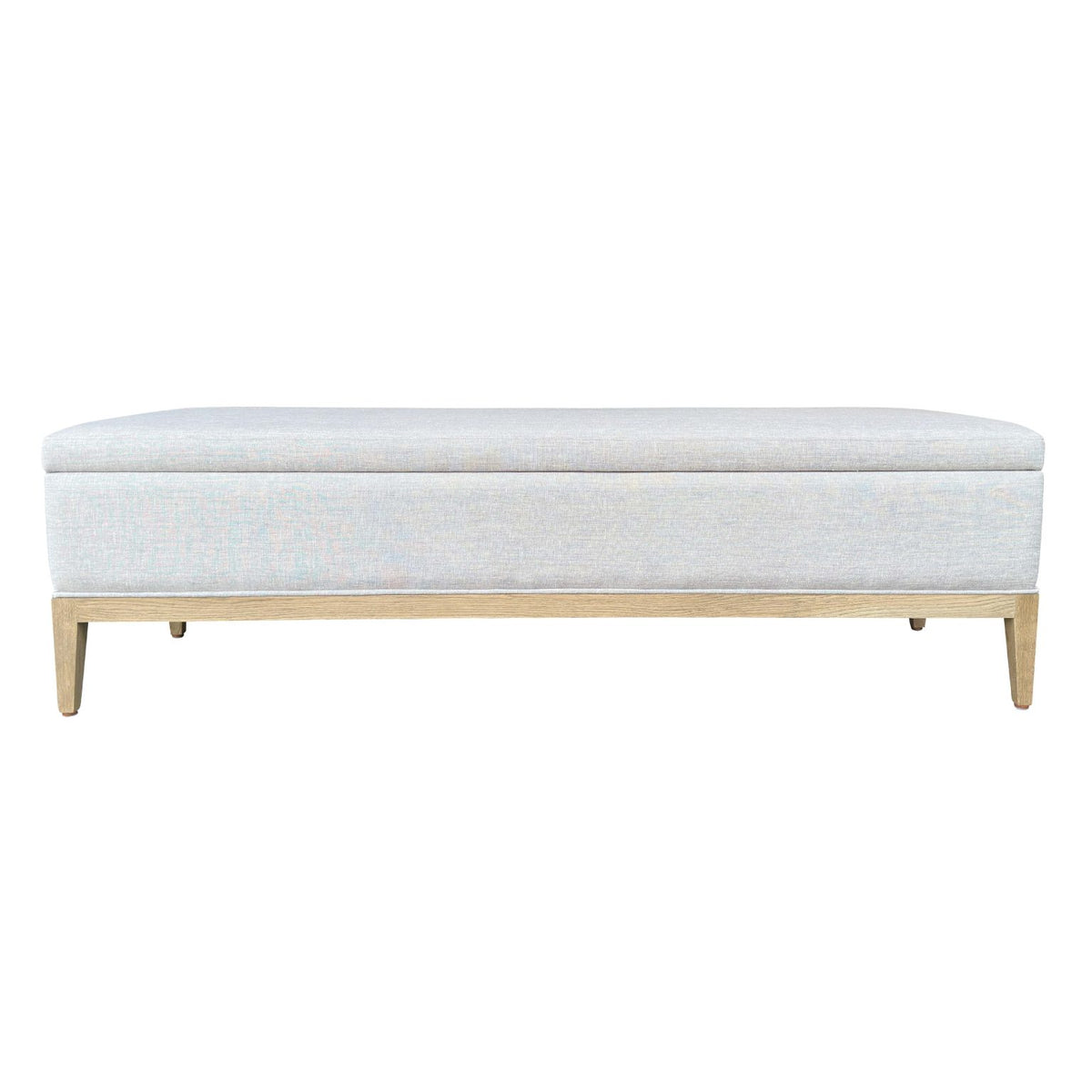 HARBOUR STORAGE BENCH GREY LINEN LARGE