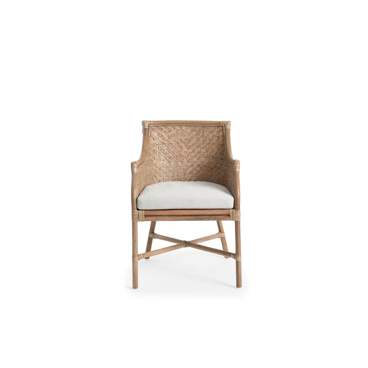 PALM TUB DINING CHAIR NATURAL
