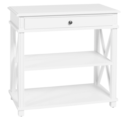 BAYHAVEN SIDE TABLE LARGE - WHITE