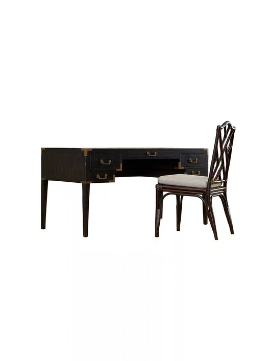 CLEAR COAST DESK DARK GREY