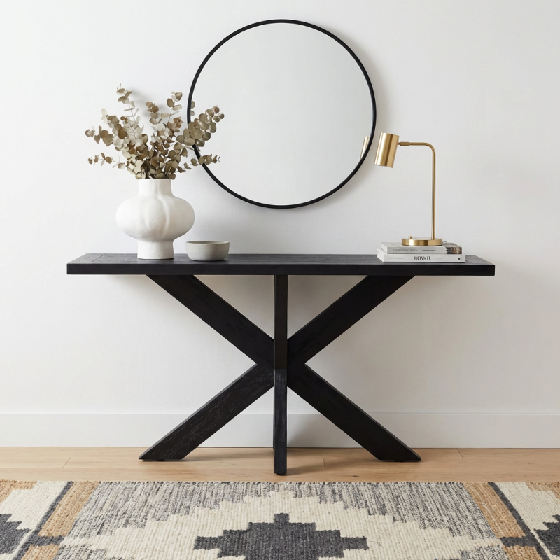HARLOW CONSOLE BLACK