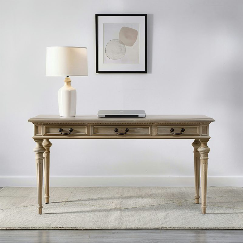 BRIDGEHAMPTON DESK WEATHERED OAK
