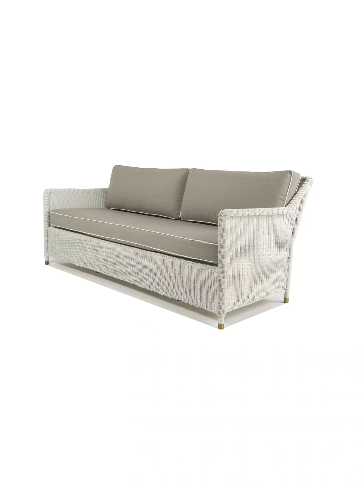 MAVIS 3 SEATER SOFA - White
