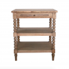 Bailey Bobbin Bedside Table - Natural