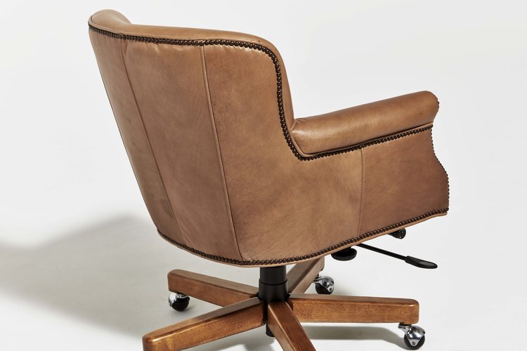 rolling leather desk chair