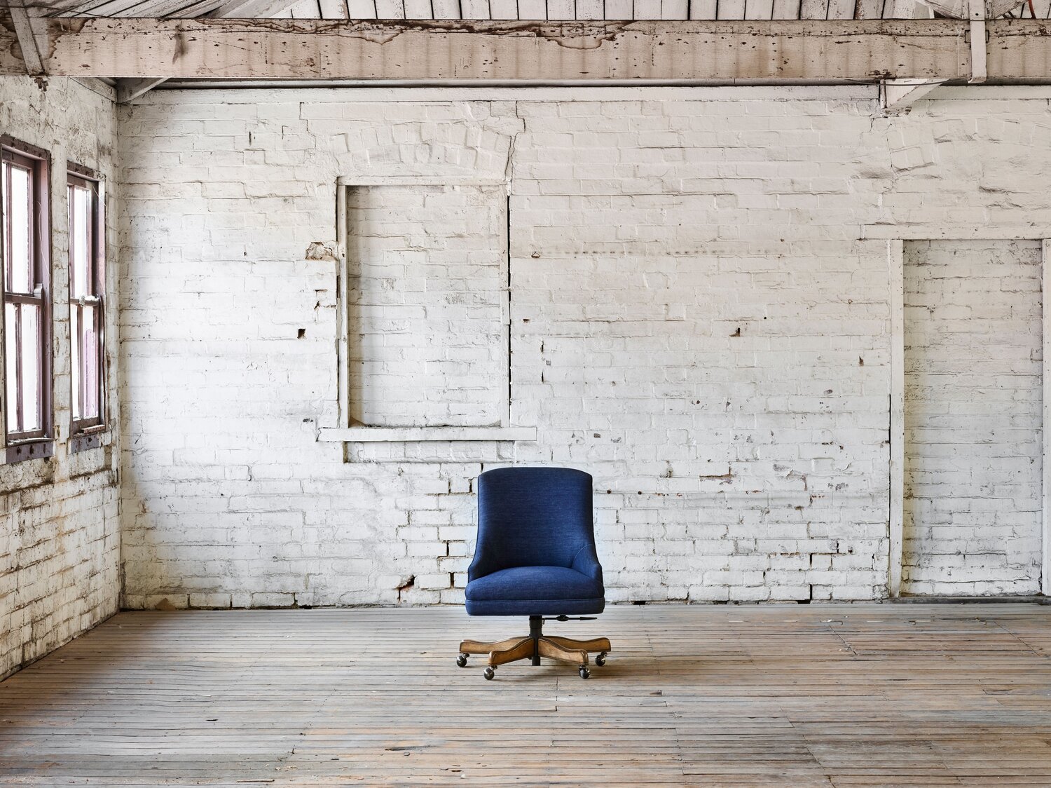 brick desk chair