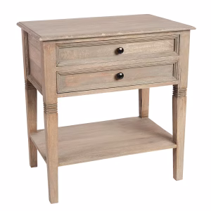 SEAMIST 2 DRAWER SIDE TABLE