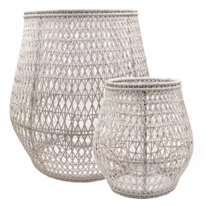 COASTMIST LANTERNS SET WHITE