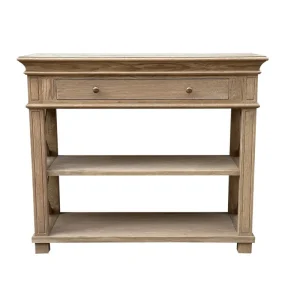 BELLPORT CONSOLE SMALL ll WEATHERED OAK
