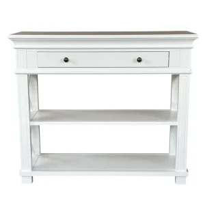 BELLPORT CONSOLE SMALL WHITEWASH OAK