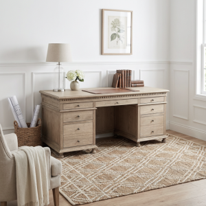 CHARLESTON DESK WEATHERED OAK