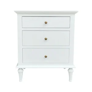 NATALEE SIDE TABLE MATT WHITE