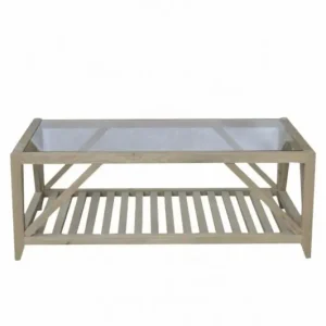 DALLAS COFEE TABLE WEATHERED OAK