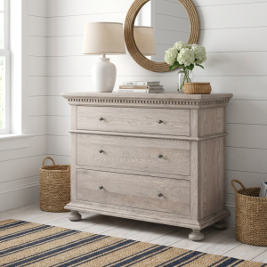 SANDBAR CHEST SMALL WEATHERED OAK