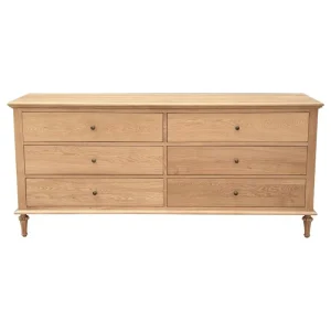 DRIFT DRESSER 6 DRAWERS NATURAL