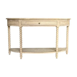 HOPE CONSOLE WHITEWASHED OAK