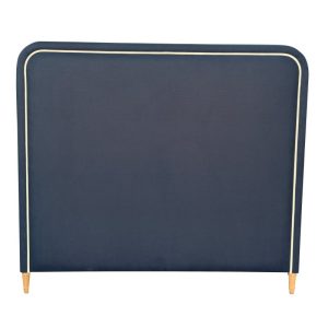 ELAN HOUSE BEDHEAD NAVY KING