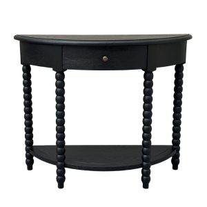 DELRAY CONSOLE TABLE BLACK SMALL