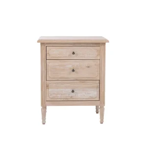 SALTAIR SIDE TABLE WHITE WASHED OAK