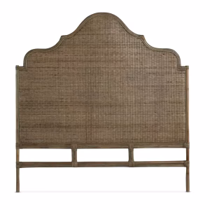 PALM BEDHEAD SCALLOPED NATURAL QUEEN