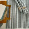FLOOR RUG RECYCLED COTTON – FLINDERS SOFT AQUA