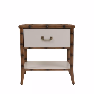 SEASIDE GROVE BEDSIDE TABLE WHITE
